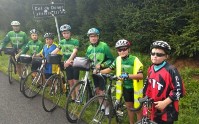 5 jeunes ont relié Berck au Col du Donon
